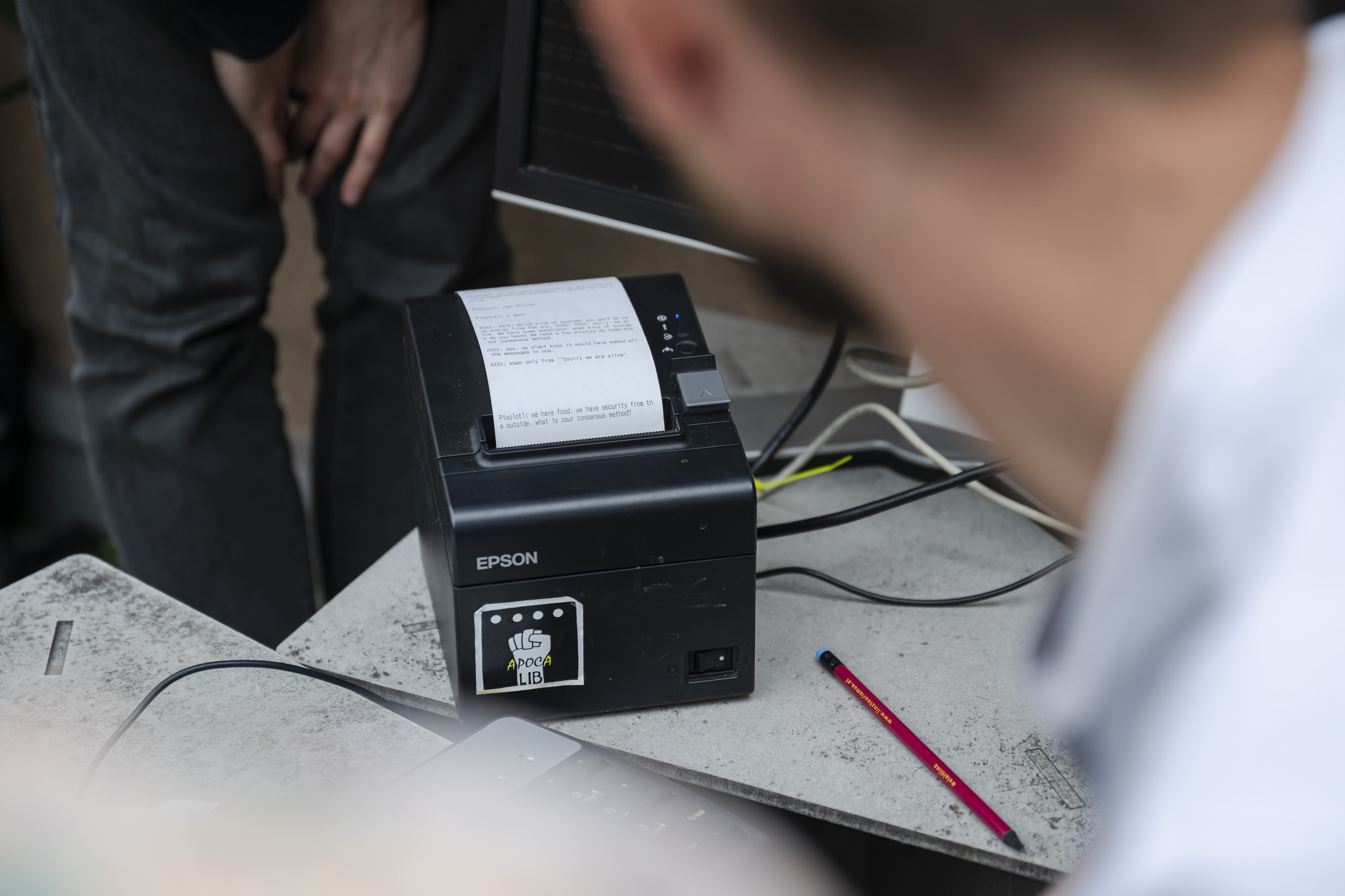 AMRO24 Exhibitions "Permacomputing your way out of casual dystopia", by Ola Bonati & Brendan Howell