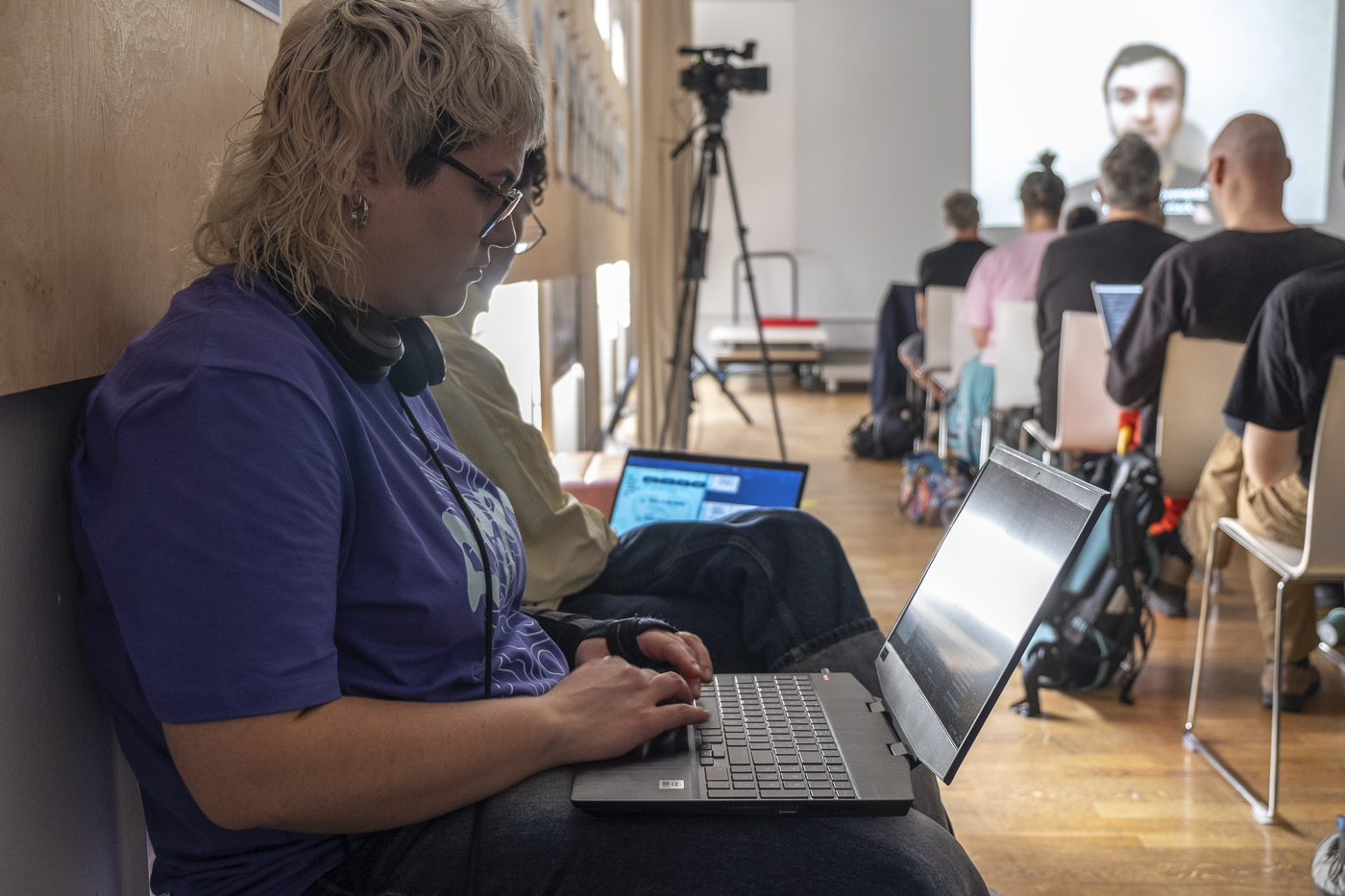 AMRO24 Exhibitions "Morning Session: Insurgent Flows & Materiality of Clouds", by Adnan Hadzi & Marina Gržinić & Tjaša Kancler & Jovita Pristovšek & Pluriversidad Nómada & Kim Carrington & Elliot Perkins / Ultra-red