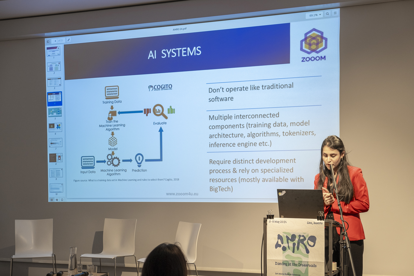 AMRO24 Exhibitions "Free Software & Openness of Artificial Intelligence", by Niharika Singhal